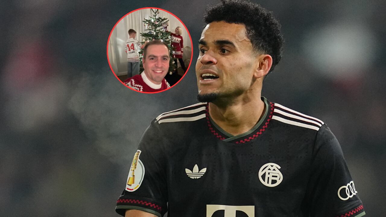 Philipp Lahm y un post que, indirectamente, tiene a Luis Díaz como protagonista.