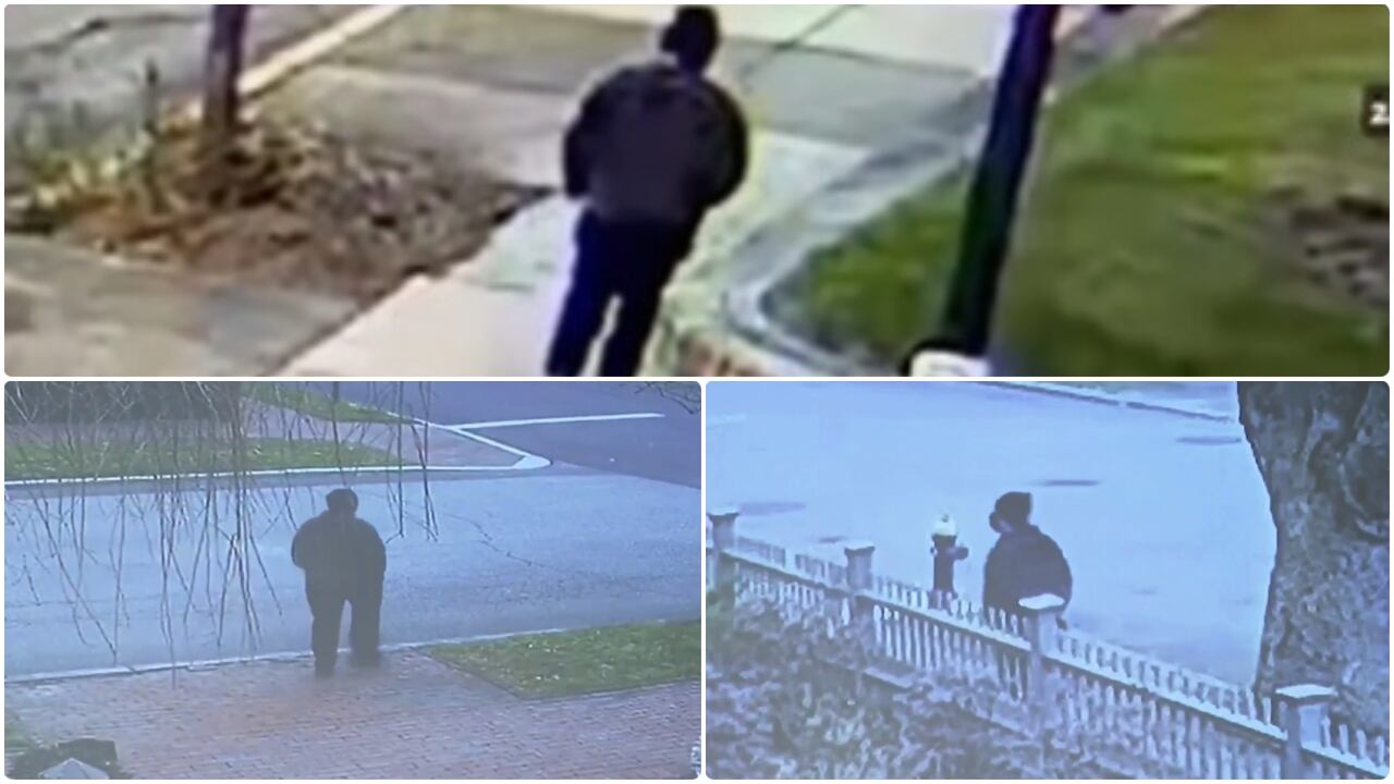 Pantallazos de cámaras de seguridad del pistolero de la Universidad de Brown.