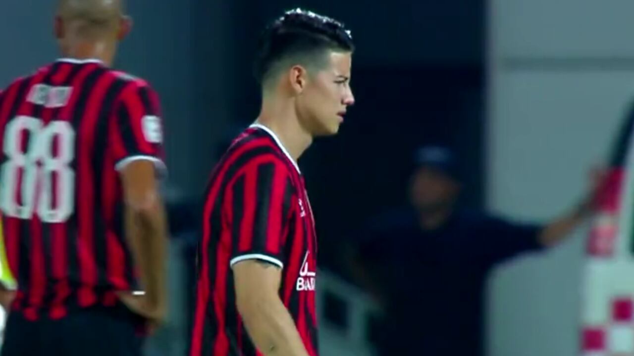 El volante colombiano disputó 21 minutos en su regreso con Al Rayyan.