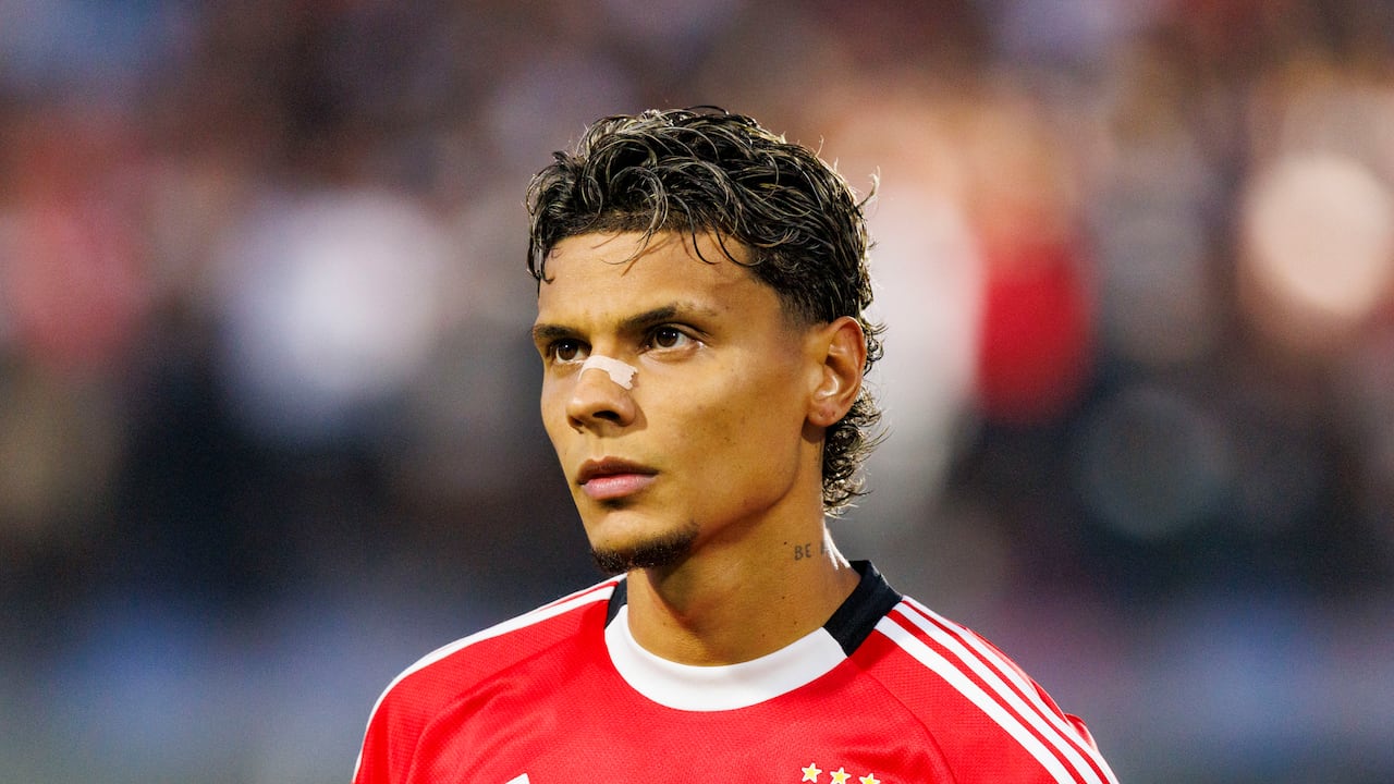 Richard Ríos con Benfica.