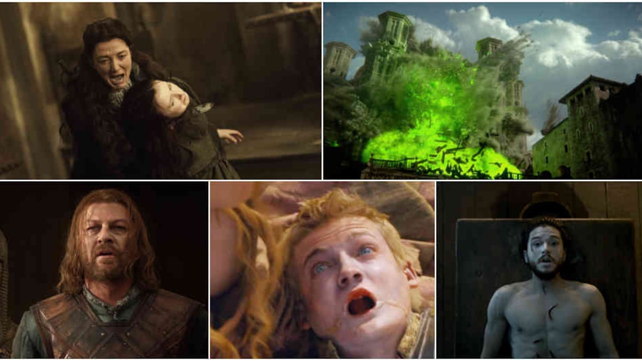 Los momentos más impactantes de Game of Thrones