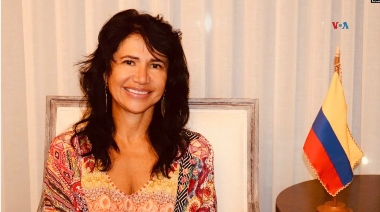 Margarita Manjarrez, embajadora de Colombia en Israel, se reunió con el canciller Álvaro Leyva.