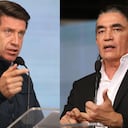 Diego Molano y Gustavo Bolívar, candidatos a la Alcaldía de Bogotá.