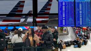 Caos aeropuertos USA