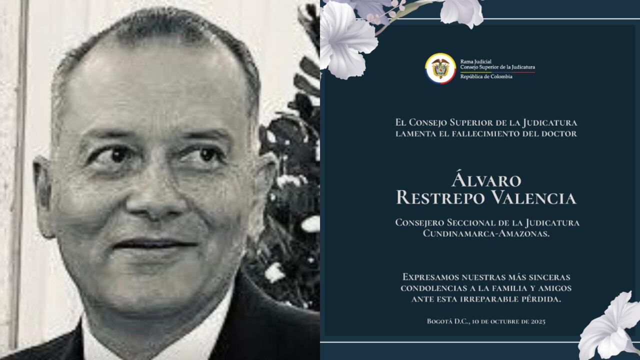 Se trata del magistrado Álvaro Restrepo Vallejo.