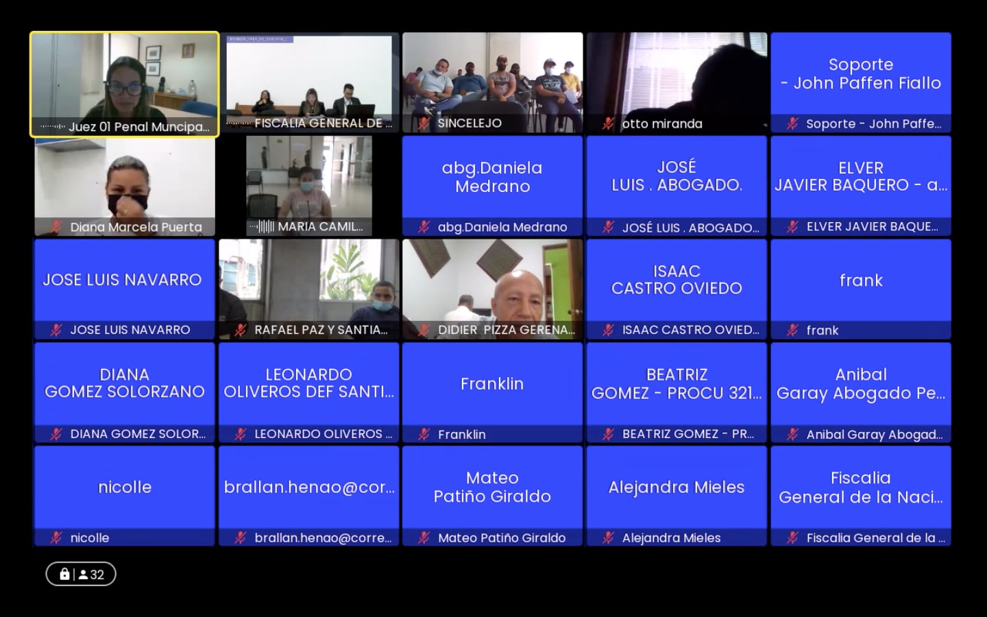 Este lunes se lleva a cabo la audiencia de legalización de captura en contra de 10 policías, que presuntamente estarían vinculadas con el asesinato de tres jóvenes en el corregimiento de Chochó, Sucre el 25 de julio de este año.