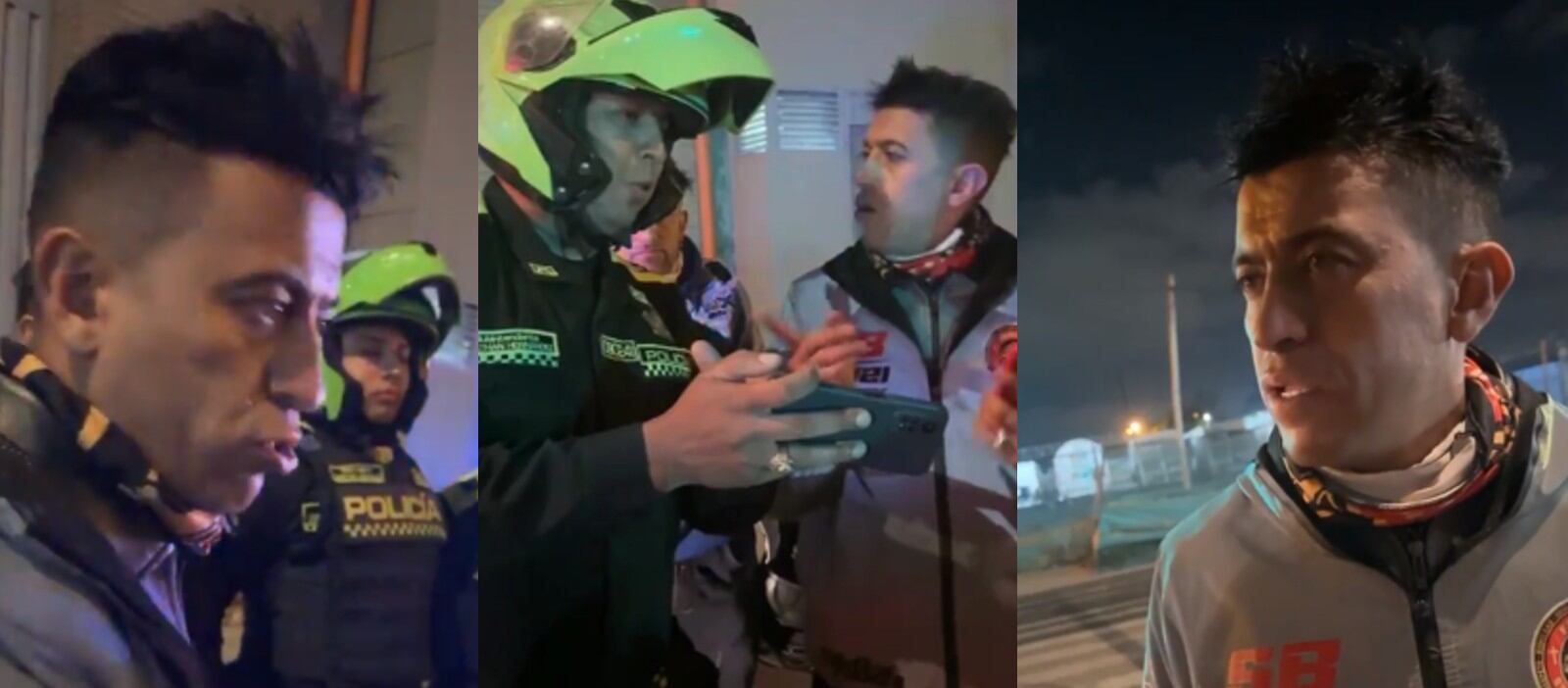 El concejal Julián Forero, reconocido líder de los motociclistas, se vio involucrado en un hecho en el que hub un aparente mal procedimiento de la Policía. Terminó con comparendo.