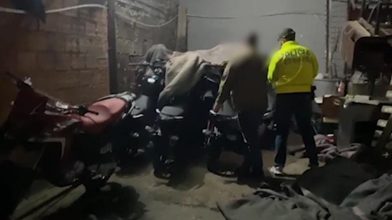 Recuperan motos robadas en Soacha