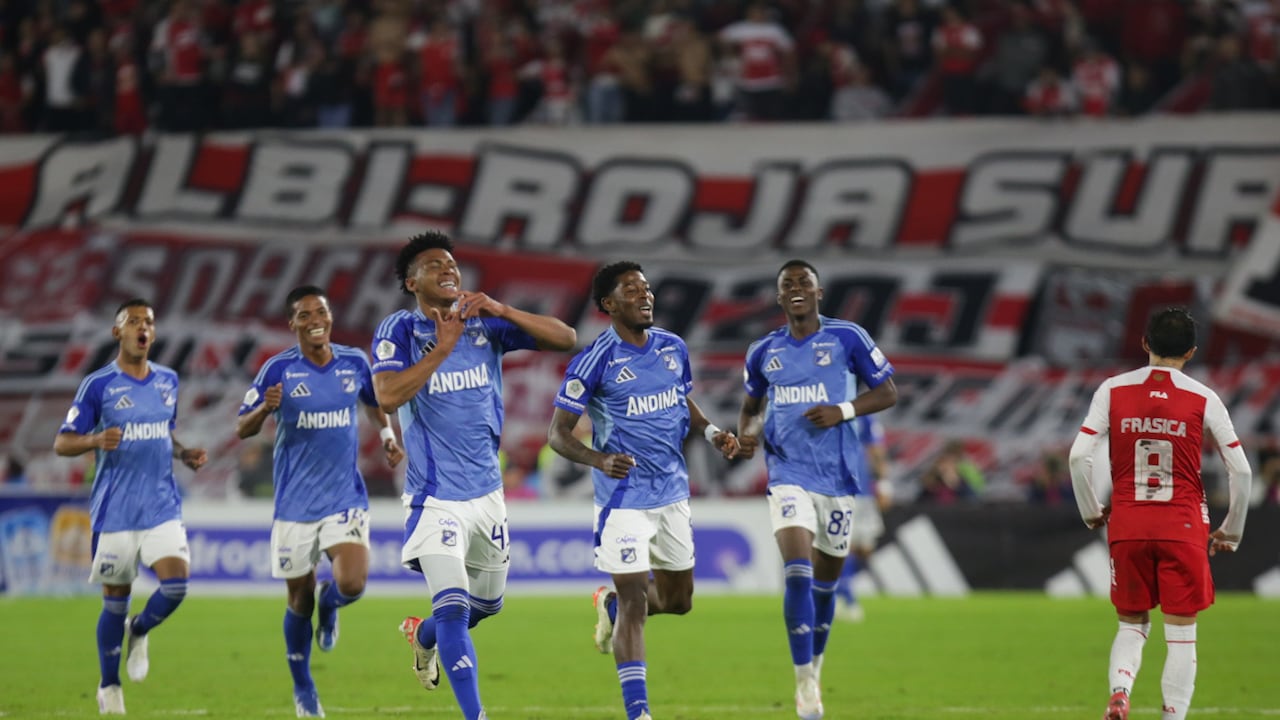 Bogotá. Marzo 26 de 2024. Millonarios FC enfrenta a Independiente Santa Fe, por encuentro válido de la Liga BetPlay I 2025 de la fecha 17, en el estadio Nemesio Camacho El Campin. (Colprensa - Cristian Bayona).