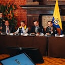 Presidente Abelardo De La Espriella y el gremio de las empresas aseguradoras.