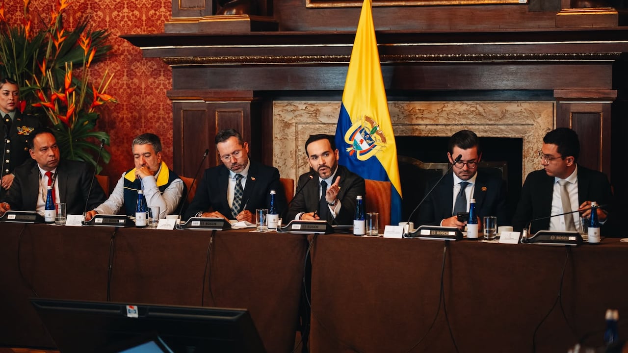 Presidente Abelardo De La Espriella y el gremio de las empresas aseguradoras.
