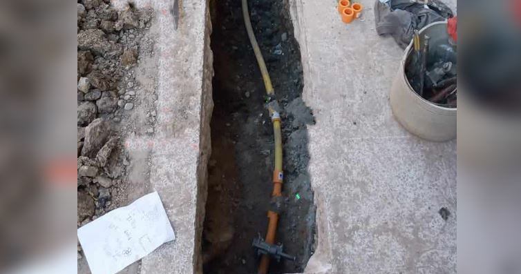 Conexión fraudulenta de gas