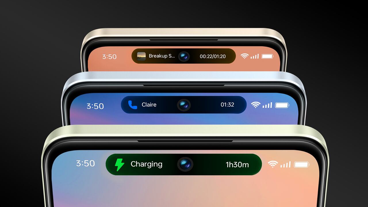 La función de Mini cápsula es una opción similar al dynamic island del iPhone