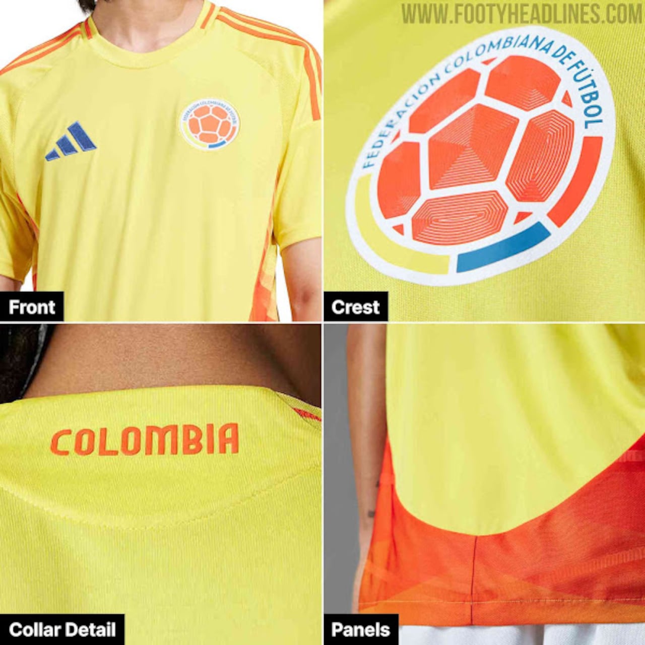 Camiseta local de la Selección Colombia para la Copa América 2024