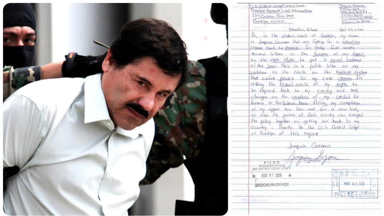 La carta fue publicada en redes sociales.