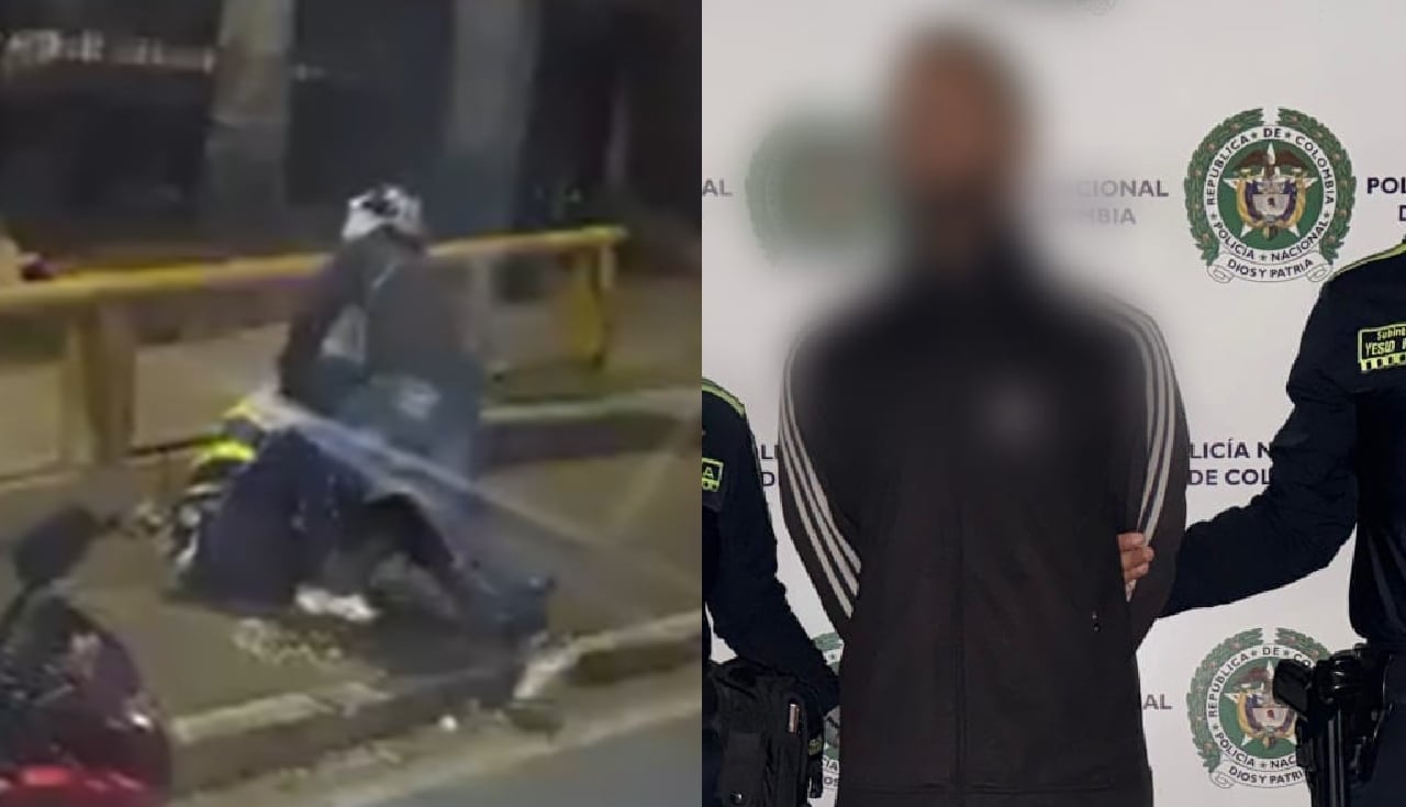 El hombre le propinó heridas en su nariz.