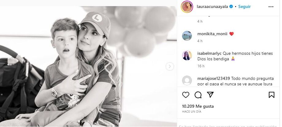 Laura Acuña se mostró a la cabeza del cumpleaños de 'Nico'. Foto: Instagram @lauraacunaayala / por @mtbravophotography