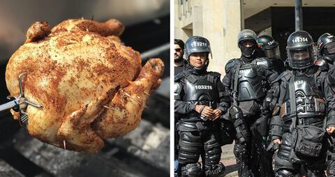 El concejal Rubén Torrado denunció un gigantesco sobre costo en la compra de medios pollos asados para la Policía de Bogotá.