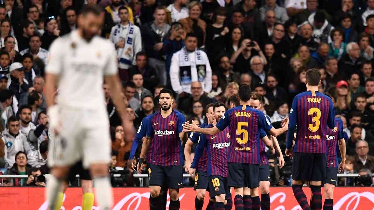 Esta derrota deja al Real Madrid a 12 puntos del líder Barcelona. Foto: AFP