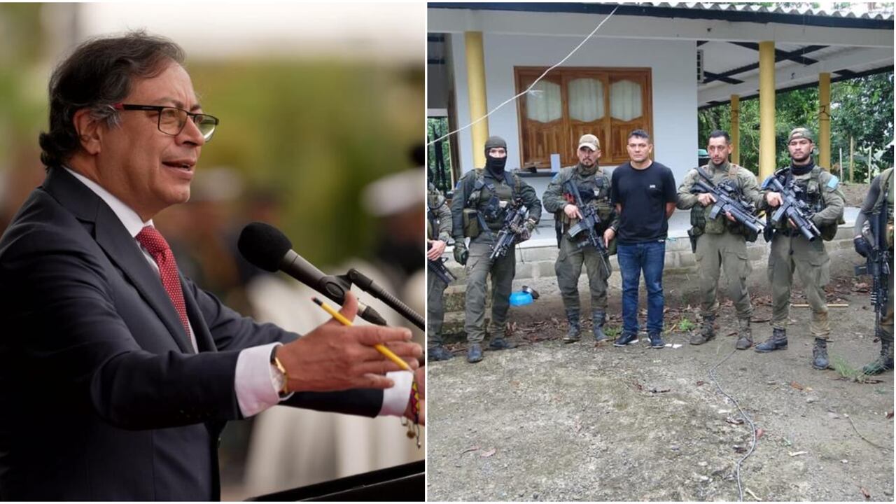 Presidente Gustavo Petro y alias Atilito, primo del exjefe del Clan del Golfo alias “Otoniel”