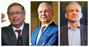 Gustavo Petro, Ricardo Bonilla y Carlos Ramón González