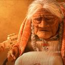 Mamá Coco en la película de Disney.