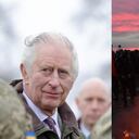 El rey Carlos III y las protestas en Francia.