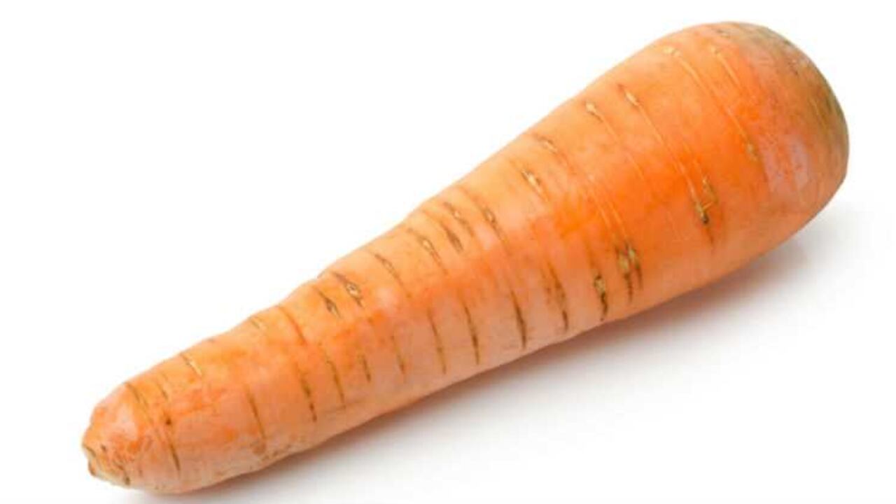 La zanahoria contiene una cantidad apreciable de hidratos de carbono.