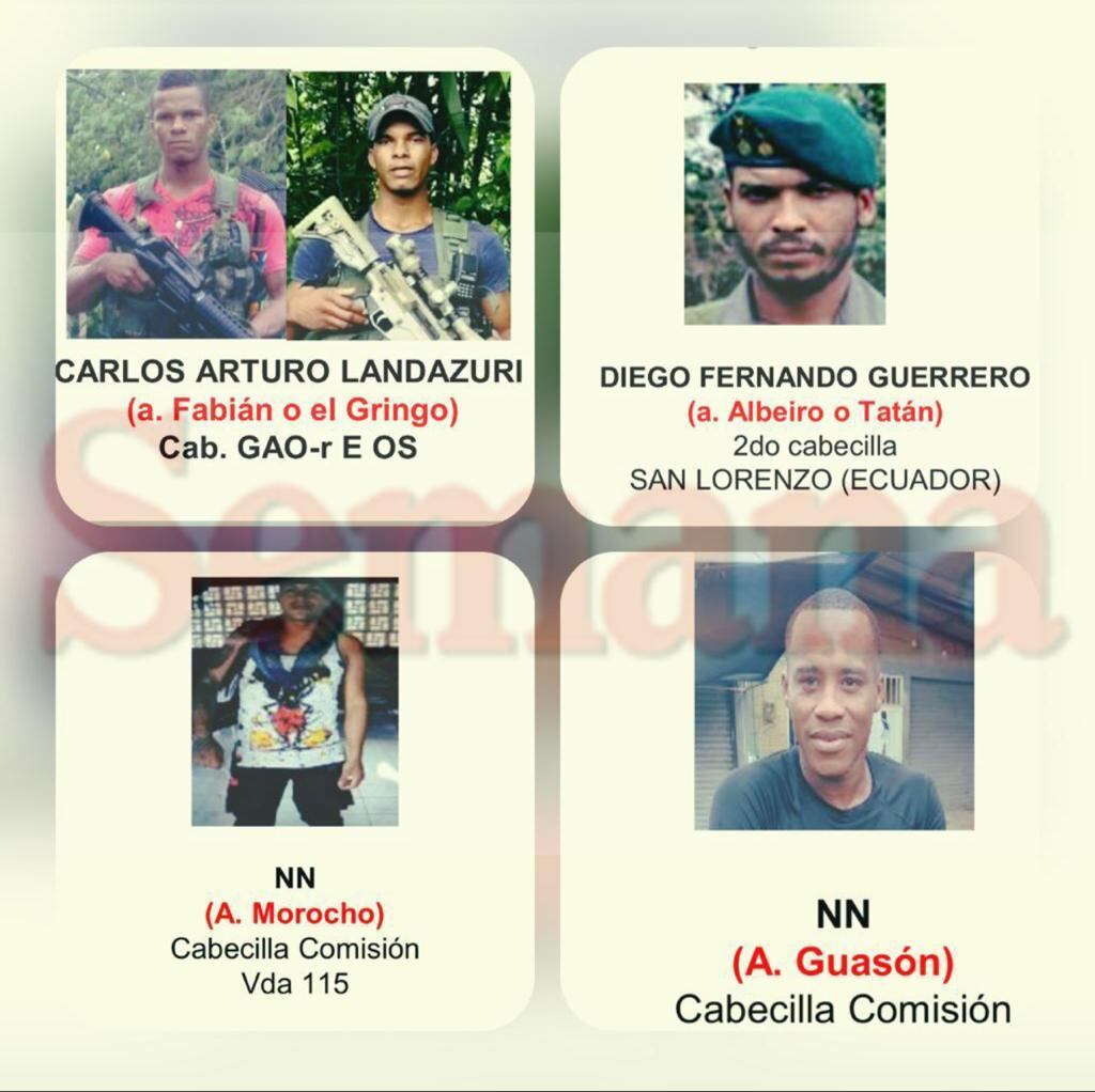 SEMANA conoció cómo está conformada la estructura Oliver Sinisterra, de la que es cabecilla alias El Gringo, capturado en Ecuador.