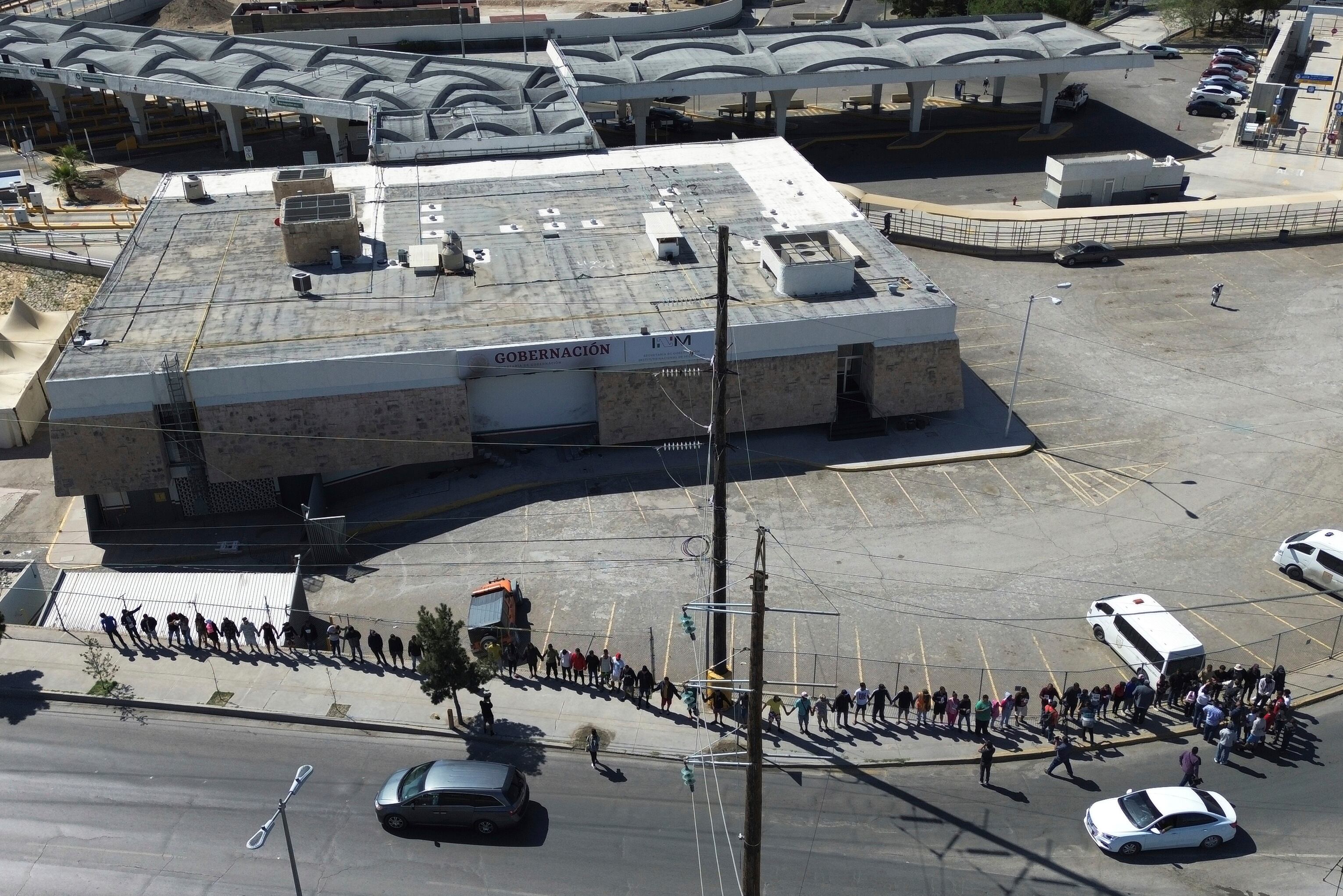 Centro de atención a migrantes en México