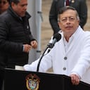 Presidente Gustavo Petro, votación en la mesa uno de la plaza de Bolívar