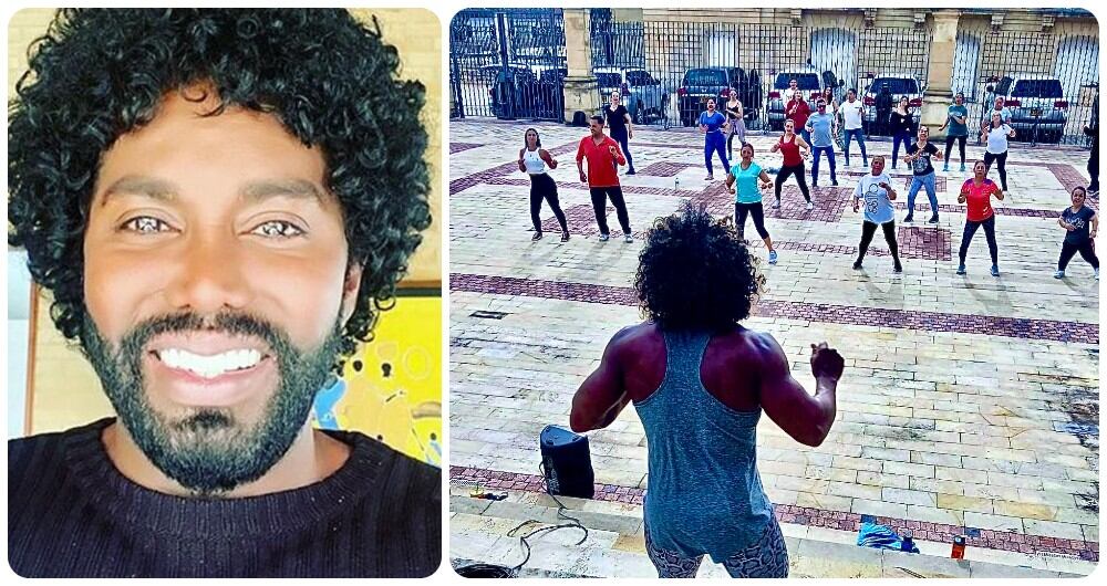 Nerú Martínez en una de las jornadas laborales en la Casa de Nariño.