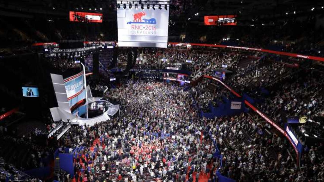 La mayoría de los oradores de la convención fueron celebridades de tercer orden y políticos poco conocidos.