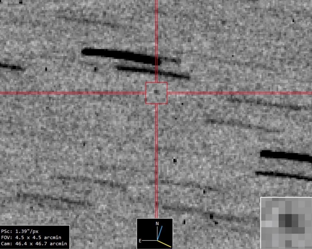 Nave espacial OSIRIS-REx desde 4,66 millones de kilómetros