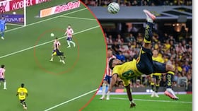 Miguel Ángel Borja marcó un golazo de chilena en América de México en el clásico vs. Chivas
