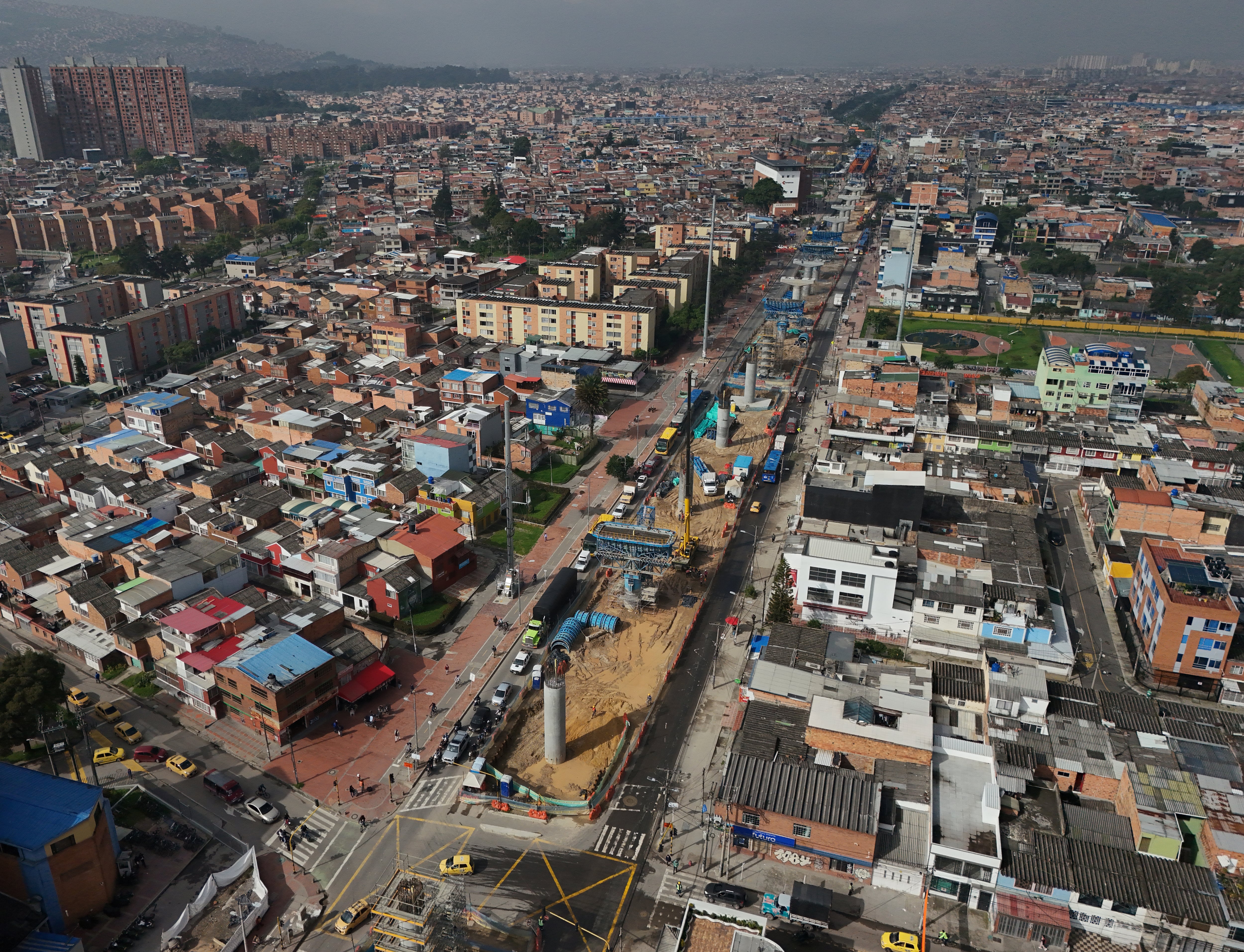 Obras primera Línea del Metro de Bogotá