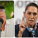 Los presidentes de Colombia, Gustavo Petro, y de México, Claudia Sheinbaum.