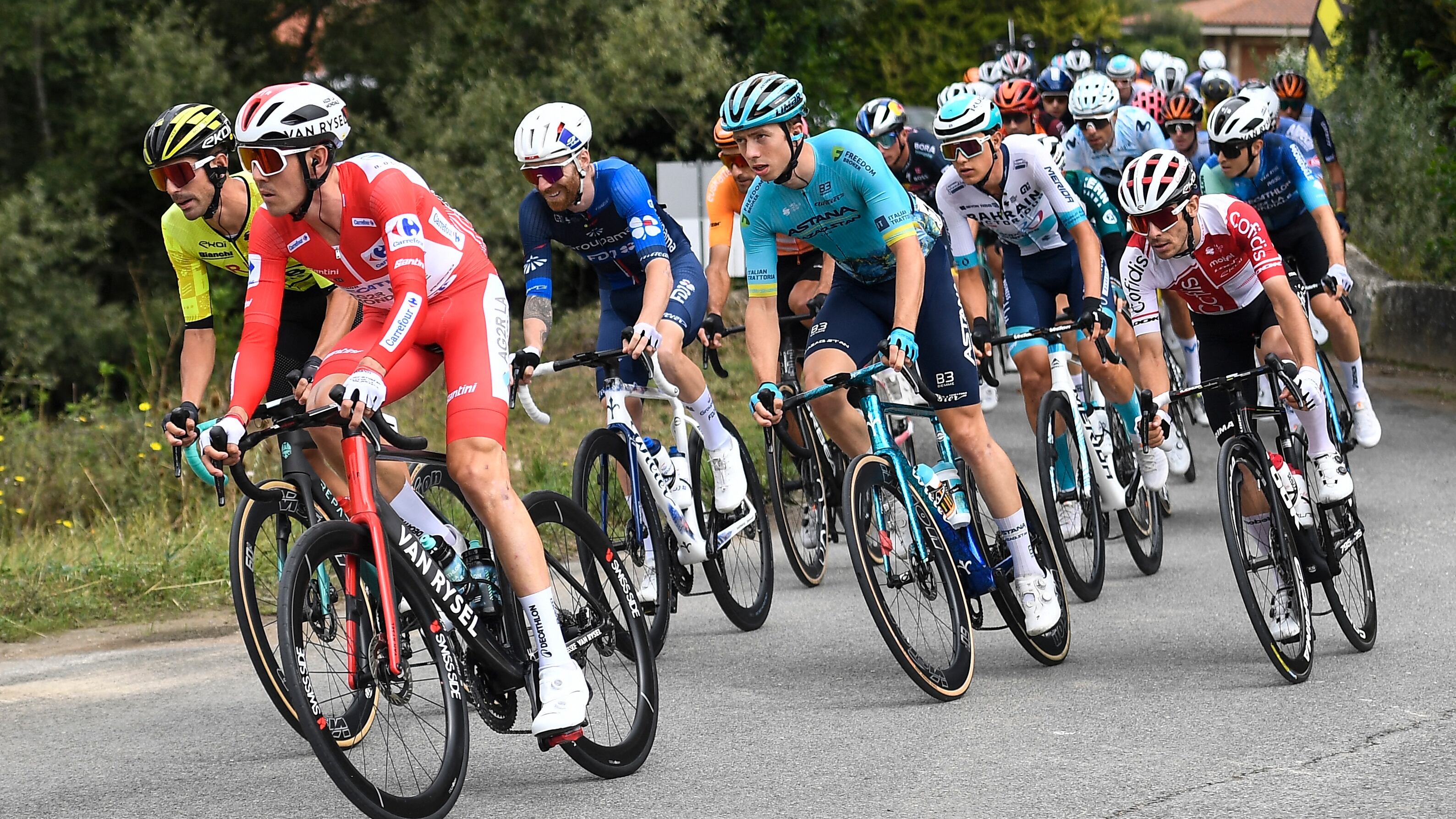 Imagen de la etapa 18 en La Vuelta a España 2024.