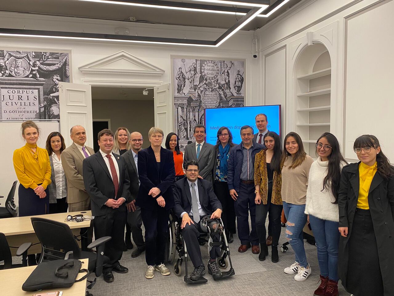 Participación de Iván Daniel Jaramillo en el Seminario “La mediación como opcion” Instituto de Mediación Suecia, Agencia de conciliación y arbitraje UK y Servicio Federal de Mediación USA