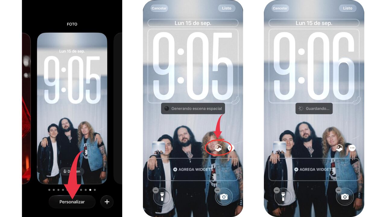 La actualización de Apple incluye “escena espacial”, que renueva la pantalla de bloqueo con un efecto tridimensional.