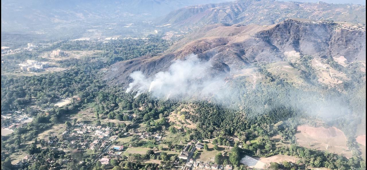 Incendios en Santander este 22 de enero.