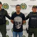 Alias Camilo fue capturado por agentes del Gaula de la Policía.