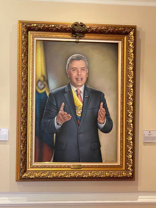 Cuadro presidente Iván Duque