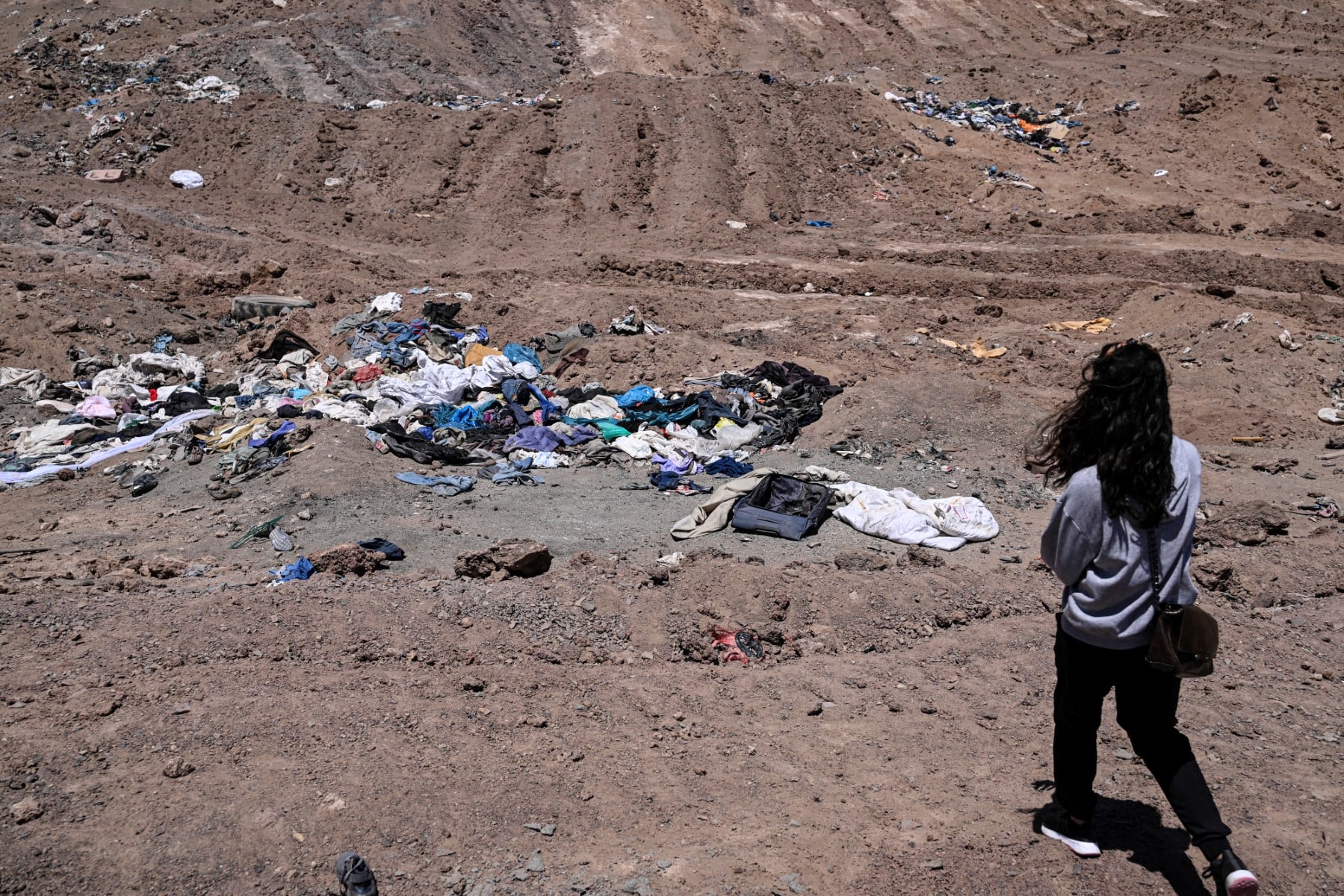 Ropa en el desierto de Atacama