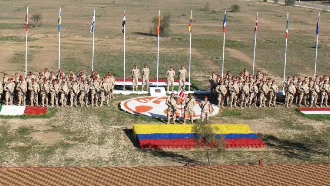 Este es el sitio conocido como Campo Norte en la península del Sinaí. Allí se encuentran 385 militares del Batallón Colombia realizando misiones de control junto a Ejércitos de otros países.