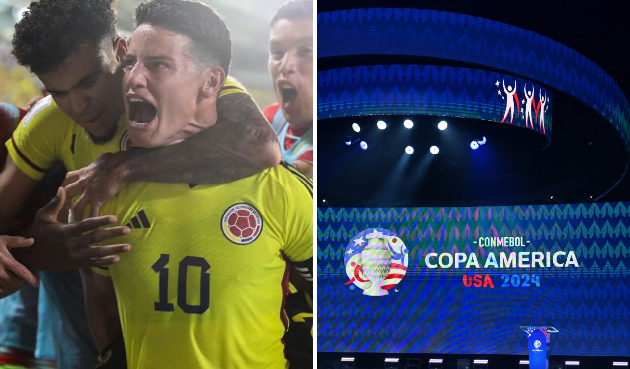 Selección Colombia estará en el grupo D en la Copa América 2024