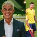 James Rodríguez dejó en el pasado el pelo rosa y volvió al rubio