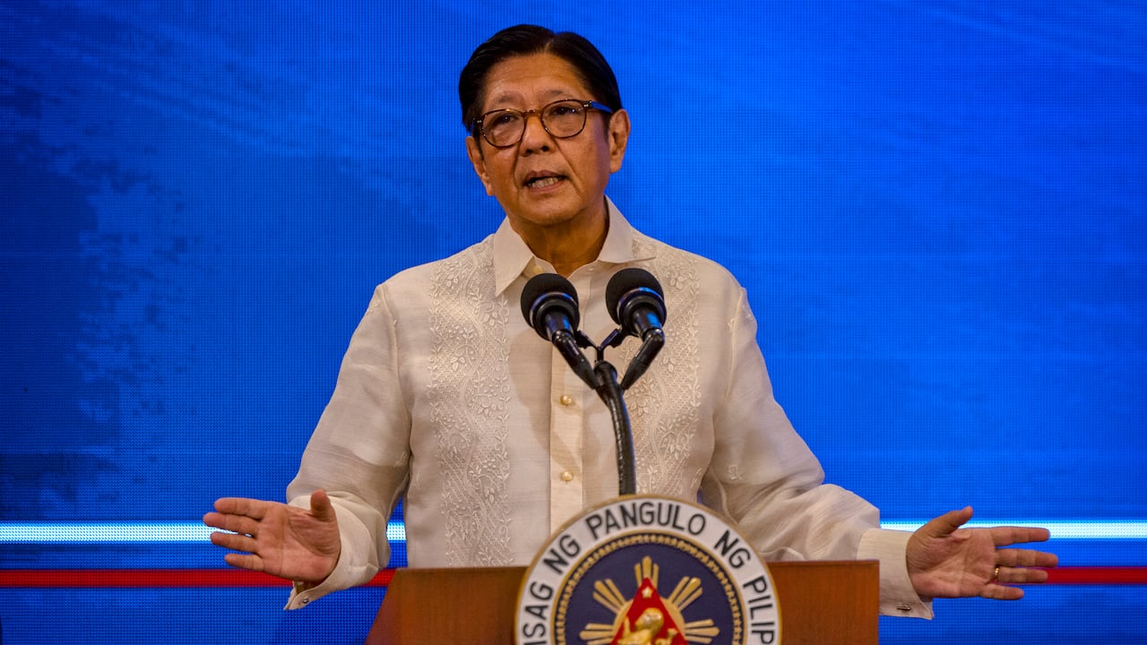 Ferdinand Marcos Jr., presidente de Filipinas.