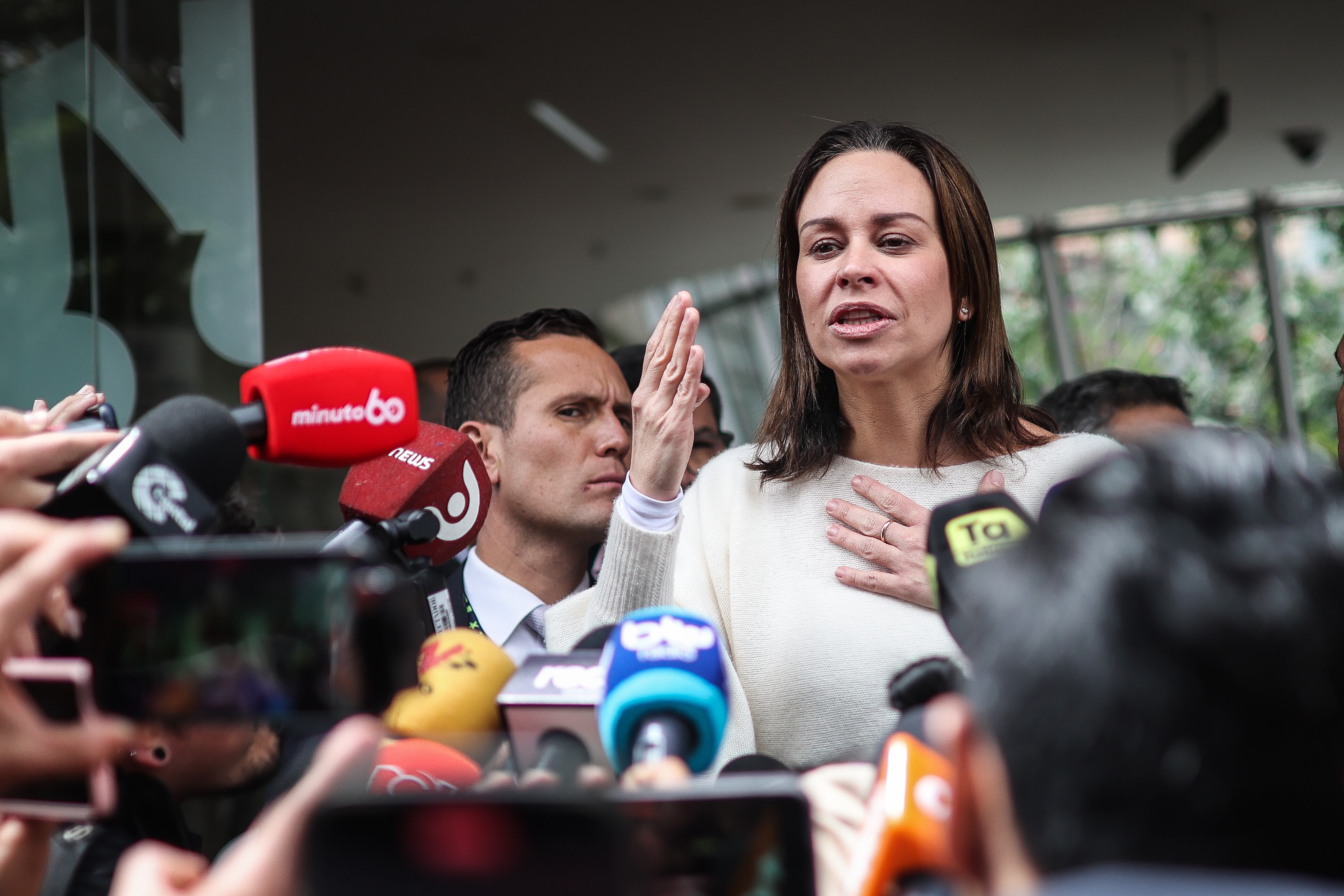 María Claudia Tarazona, esposa de Miguel Uribe Turbay