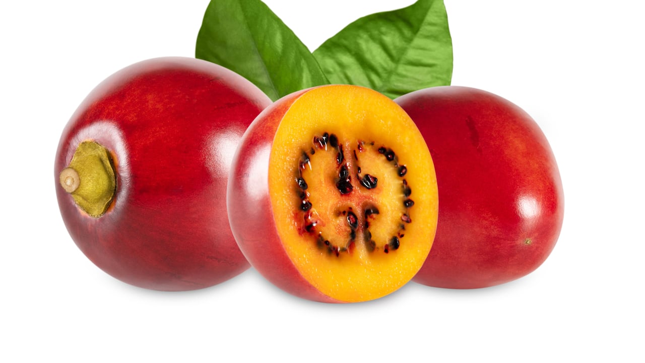 El tomate de árbol ofrece propiedades antioxidantes y mucha vitamina A.